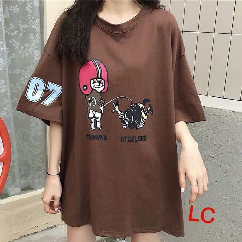 Áo phông nam nữ Cậu Bé Tè Bậy 07 kiểu dáng unisex form rộng tay lỡ oversize basic tee thun cotton chất siêu đẹp