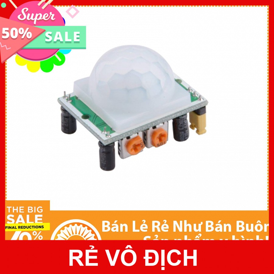 Mạch cảm biến thân nhiệt chuyển động Pir HC SR501 - Module arduino