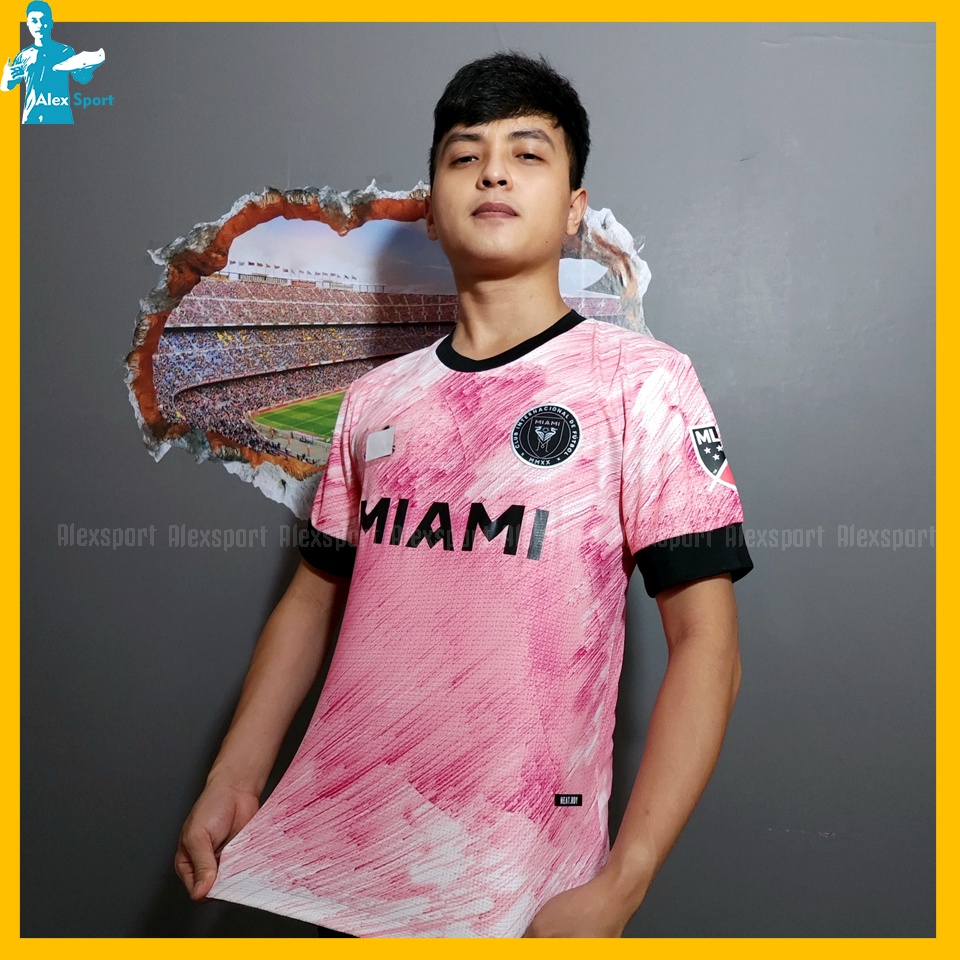 Bộ Quần Áo Bóng Đá CLB MIAMI màu Hồng - Alex Sport
