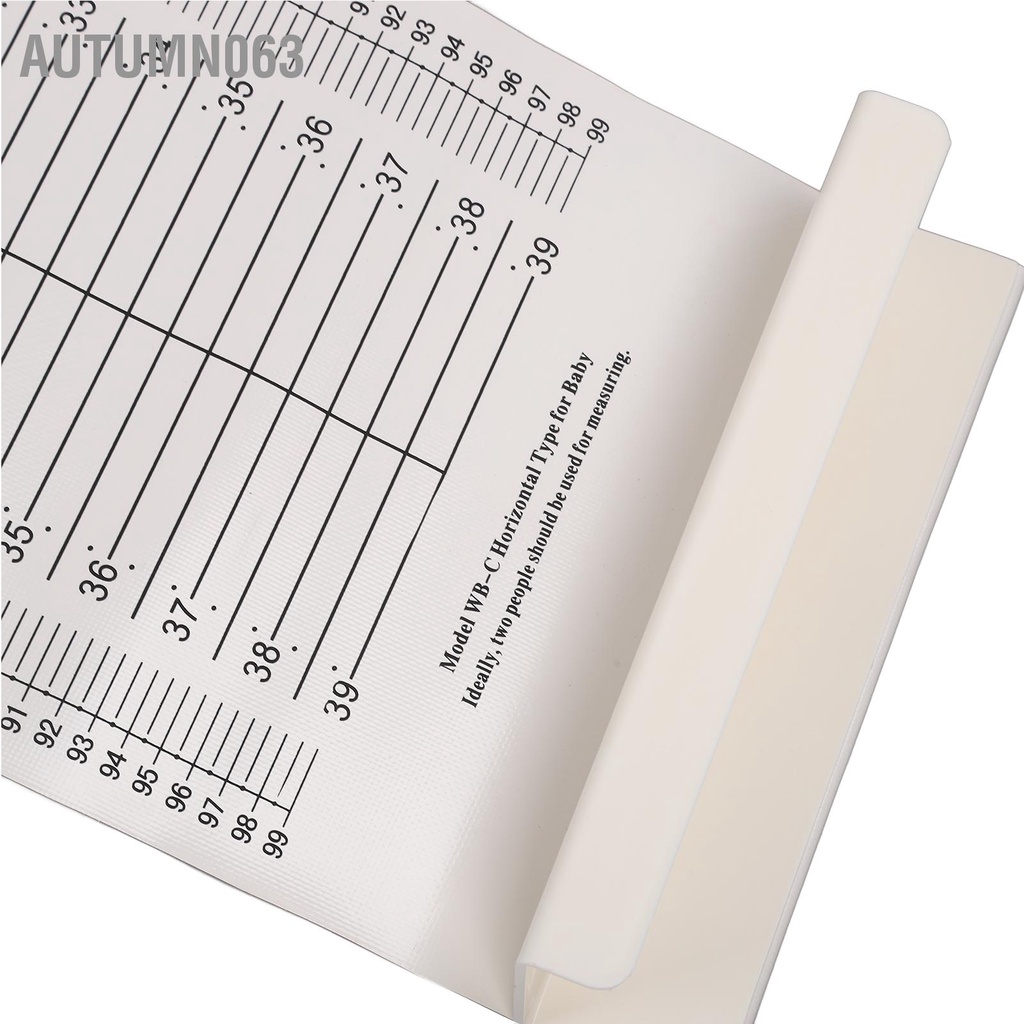 20-99cm Thước đo chiều cao cho bé Mềm mại không thấm nước PVC có thể gập lại vải Biểu đồ tăng trưởng Autumn063