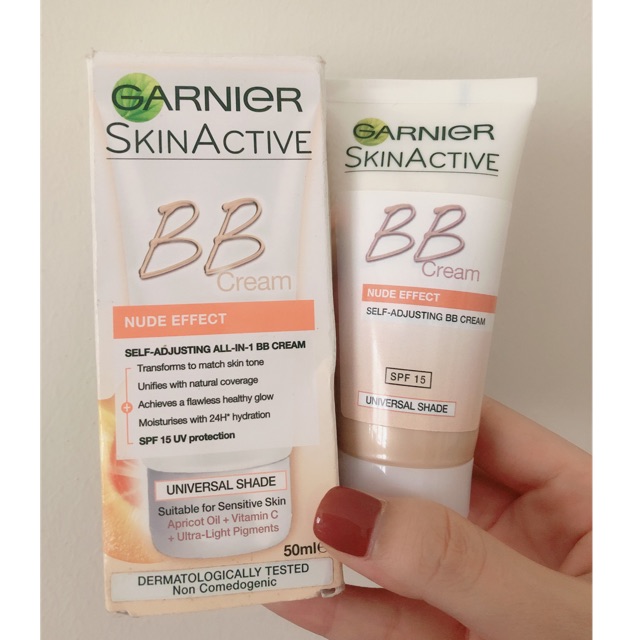 Kem nền trắng da Garnier BB Cream 5 trong 1 SPF15 50ml