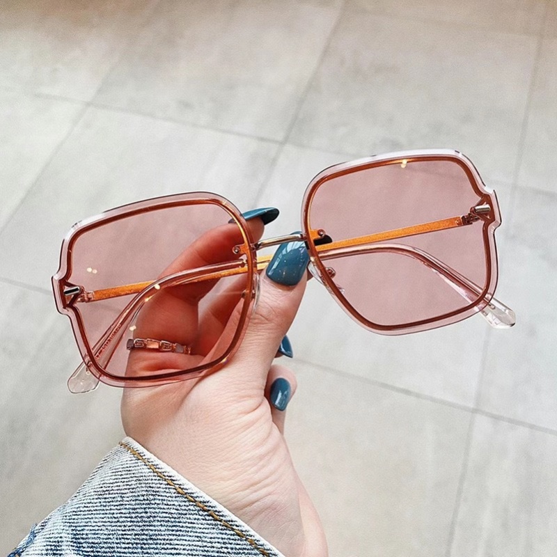(JIUERBA) Kính Râm Thời Trang Không Gọng Chống Tia UV