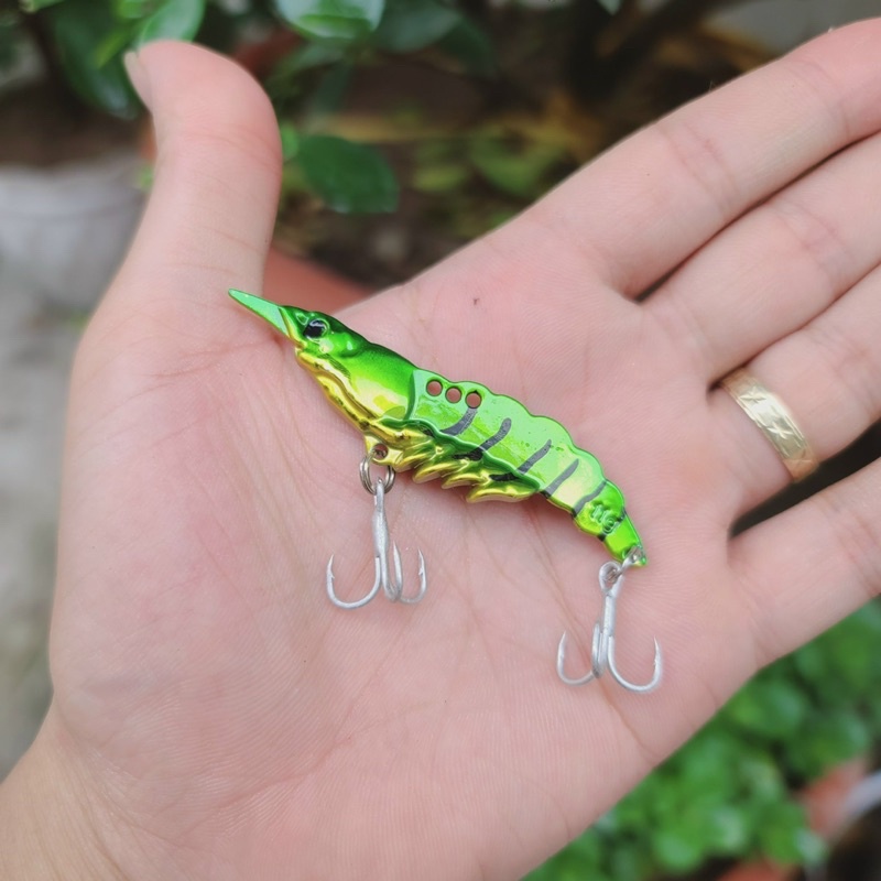 Mồi tôm sắt câu Lure