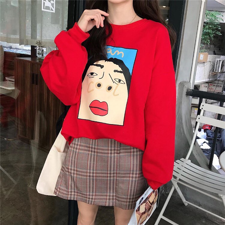 Áo sweater nam nữ YAYSHOP dáng rộng unisex chất nỉ dày dặn - SW &quot;IAMCOOL&quot;