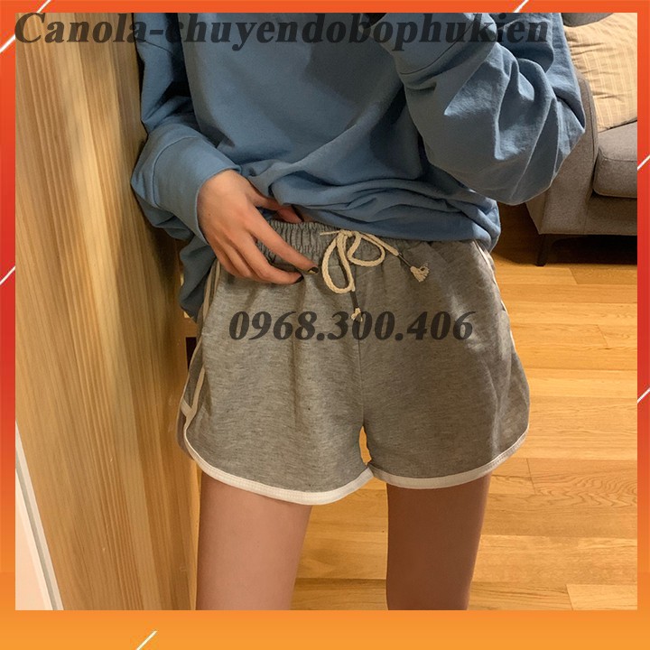 Quần short nữ mặc nhà, quần tập gym, đi thể dục thể thao chất cotton siêu mát - QS3 | BigBuy360 - bigbuy360.vn