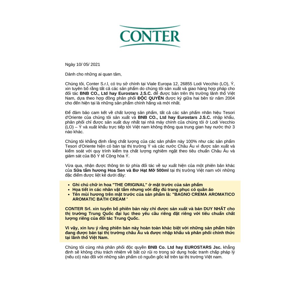 Sữa tắm nước hoa Ý Tesori d'Oriente chính hãng 500ml hương thơm lưu trữ cả ngày kèm vòi | BigBuy360 - bigbuy360.vn