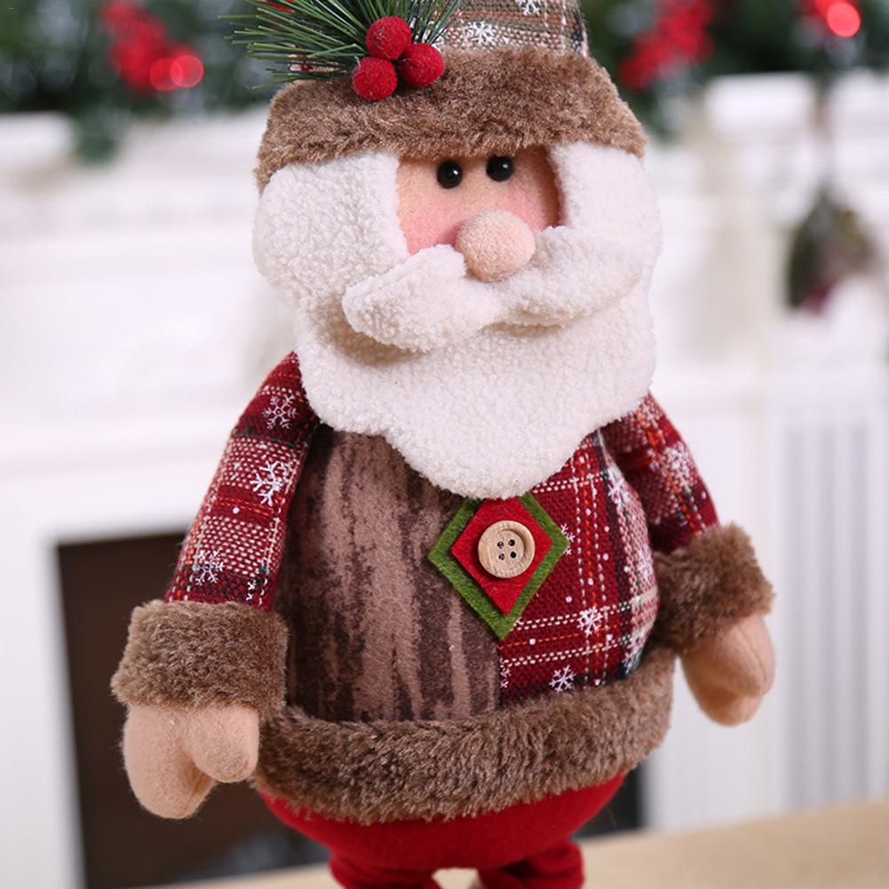 Búp Bê Trang Trí Giáng Sinh Hình Ông Già Noel / Người Tuyết / Tuần Lộc 60cm Có Thể Thu Gọn