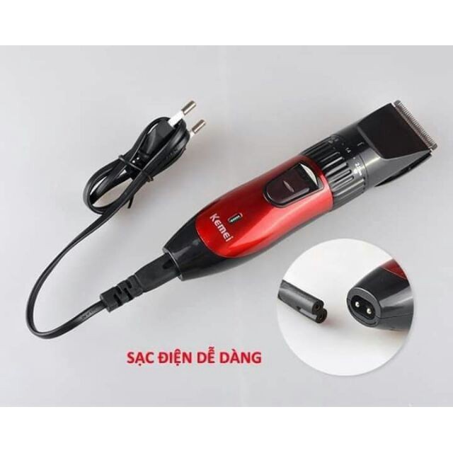 Tông đơ cắt tóc cho Bé và Gia Đình Kemei KM-730 - Sạc điện Bảo hành 1 đổi 1 chính hãng