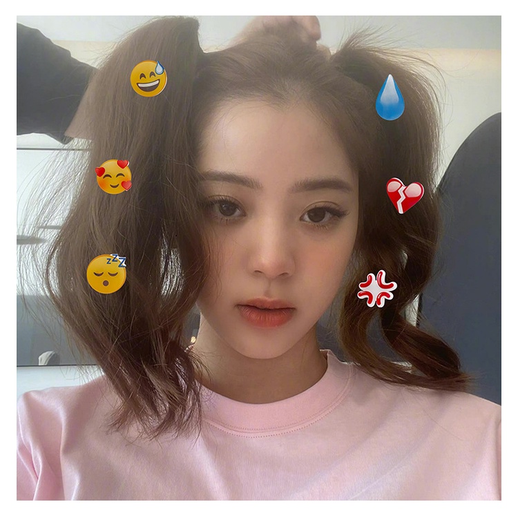 Acrylic đáng yêu tóc kẹp