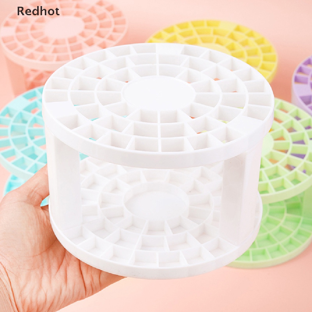 &lt; Redhot &gt; Kệ Đựng Cọ Trang Điểm Nhiều Ngăn Hình Trụ Sức Chứa Lớn