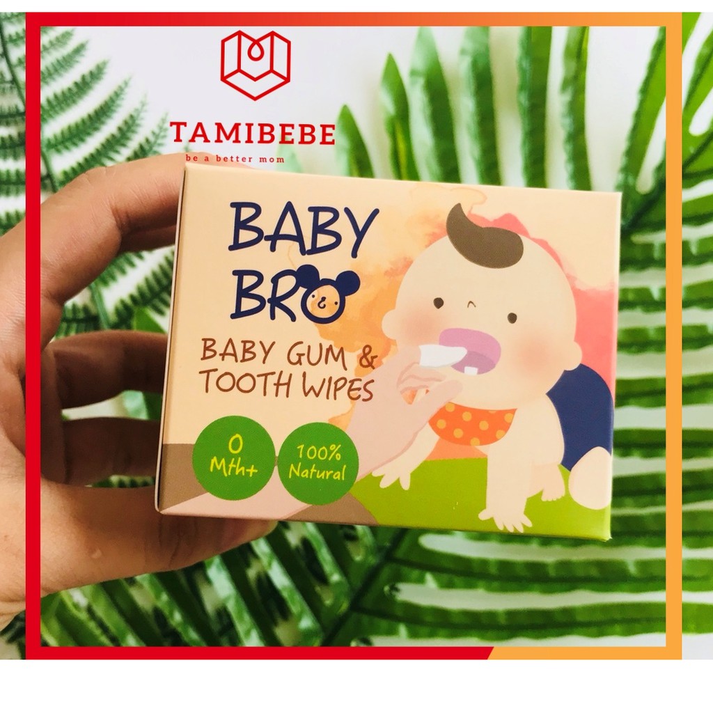 Gạc rơ lưỡi Baby Bro vệ sinh cho bé -TAMIBEBE