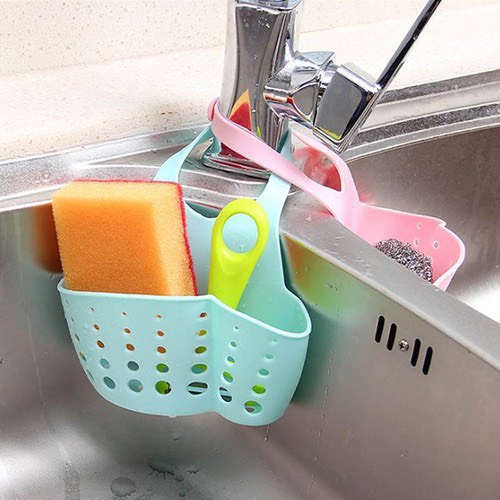 Giỏ nhựa nhỏ dẻo treo bồn rửa bát