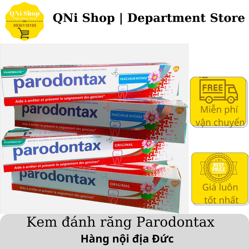 Kem Đánh Răng Parodontax Whitening Đức 75ml Làm Trắng Ngừa Viêm Nướu