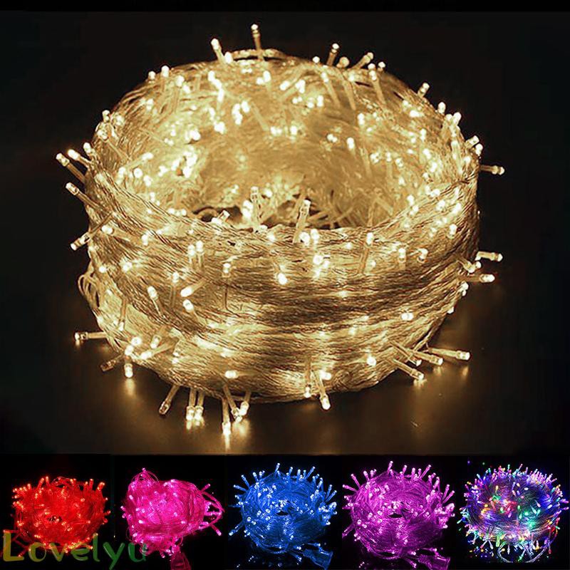 Dây Đèn Led 10m Chống Nước Trang Trí Đa Năng Bằng PVC