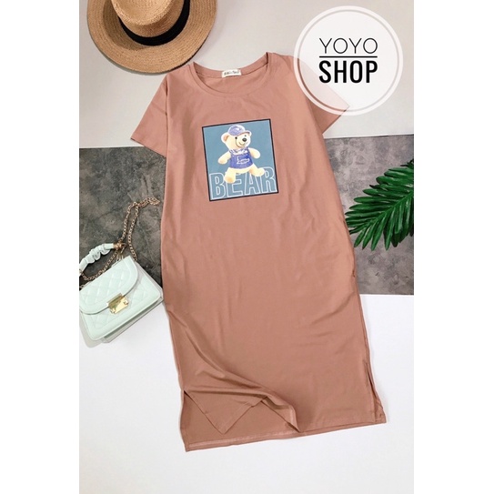 ĐẦM THUN THÁI DÁNG SUÔNG NHIỀU MÀU FORM DƯỚI 60kg | BigBuy360 - bigbuy360.vn