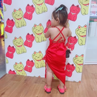 Body đỏ đan dây lưng