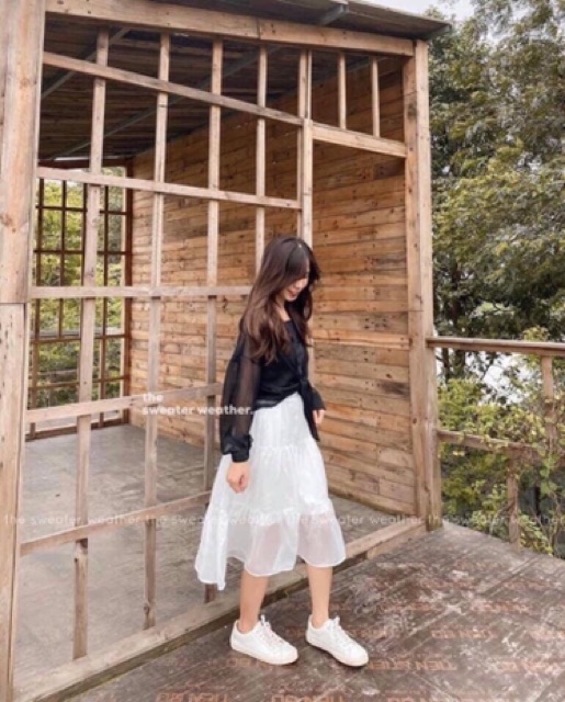 Chân váy ulzzang 3 tầng mã 13, ảnh thật ở cuối | BigBuy360 - bigbuy360.vn