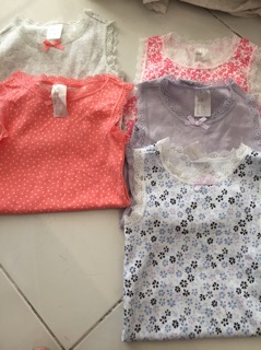 Combo set body bé gái H&M
