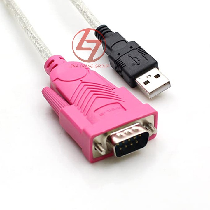 Cáp chuyển USB ra COM RS232 Z-TEK ZE400 và cổng chuyển 9 chân âm ra 25 chân dương LPT PK23 PK24 PK25