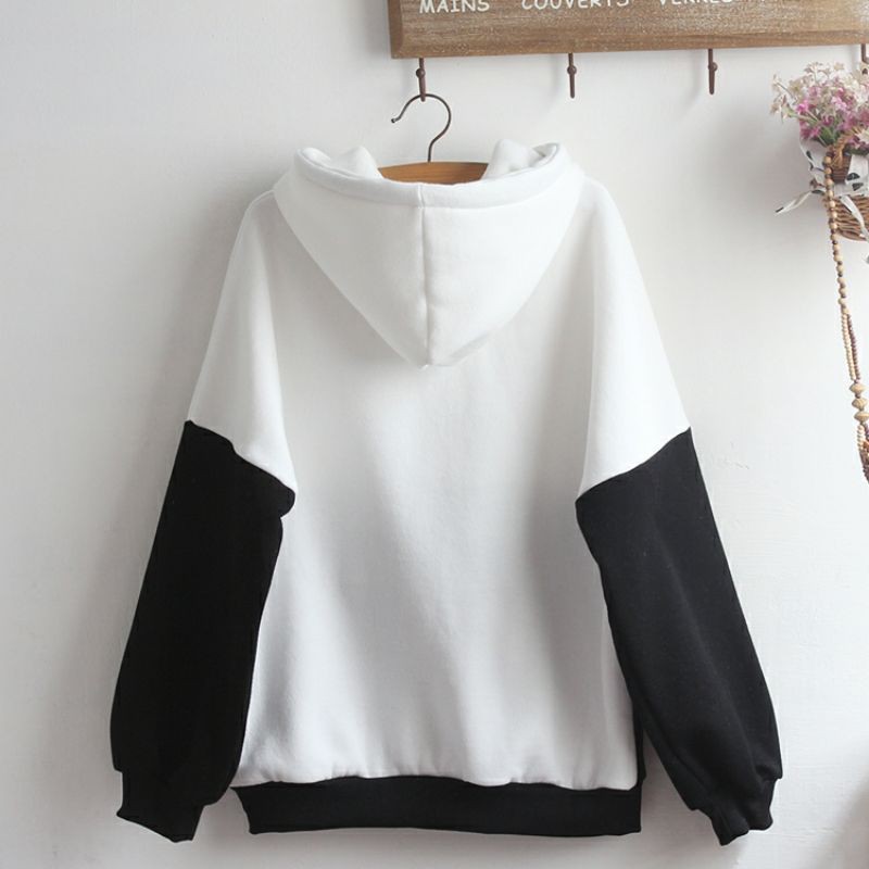 Áo Hoodie Nỉ Bông Mèo Giận Form 60kg