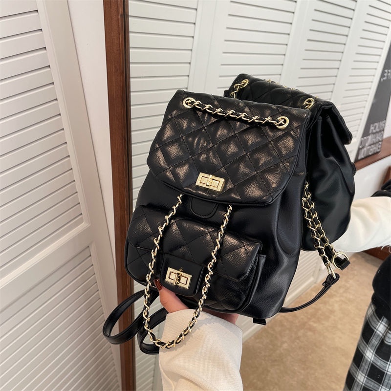 Chuwanglin Balo Da Dây Xích Thời Trang Cho Nữ