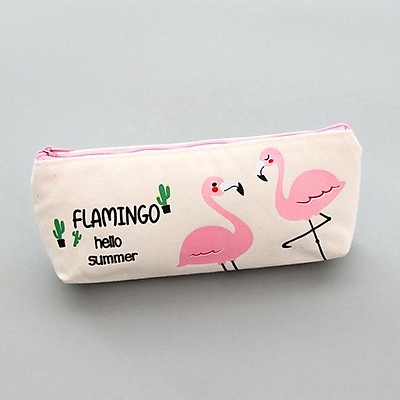 [Mã LIFEBOOK2 giảm 10% đơn 0Đ] Túi bút Flamingo hồng hạc