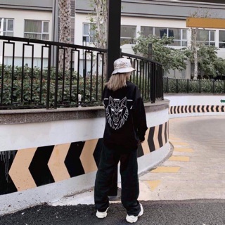 Áo thun h- a sói dài tay hs