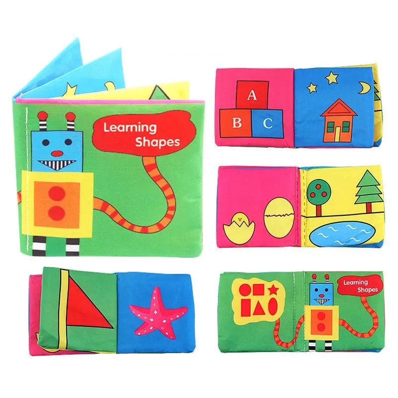 Sách Đồ Chơi Bằng Vải Mềm Mại Dành Cho Bé 0 Đến 6 Tháng Tuổi