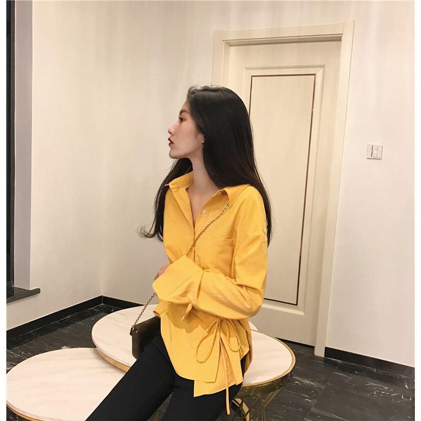Áo sơ mi nữ tay dài kiểu Emilyshop