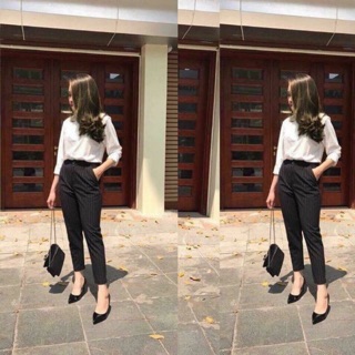 Baggy kẻ sọc cho nữ