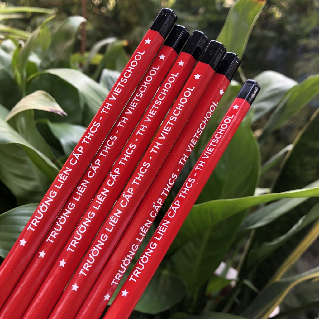 In ấn bút chì theo yêu cầu, làm bút chì giá rẻ cho học sinh, sinh viên