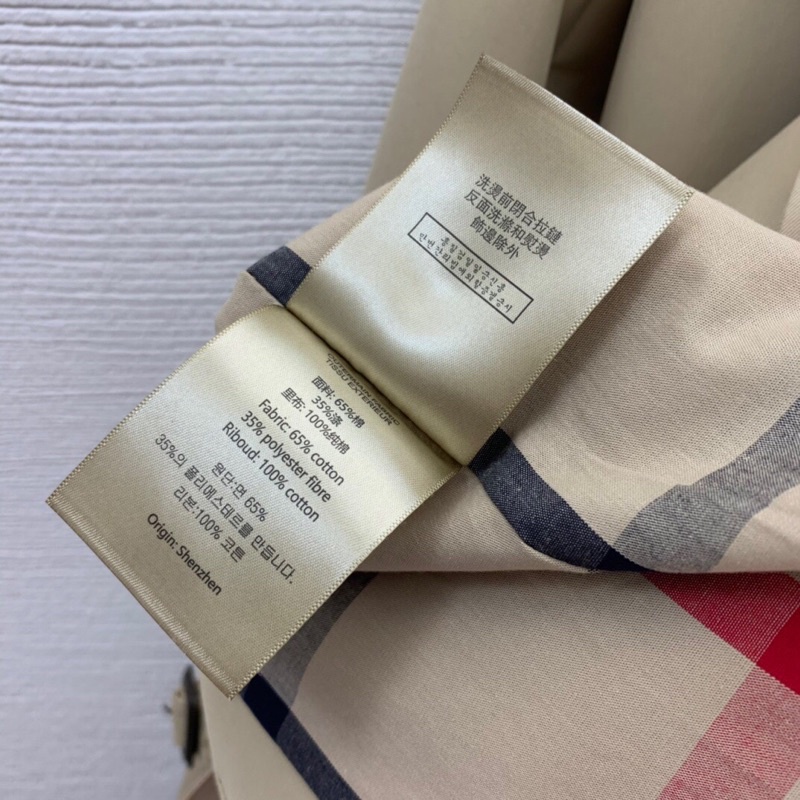 Áo khoác măng tô Burberry BBR cao cấp áo khoác trench coat dáng dài vải chống thấm mẫu mới