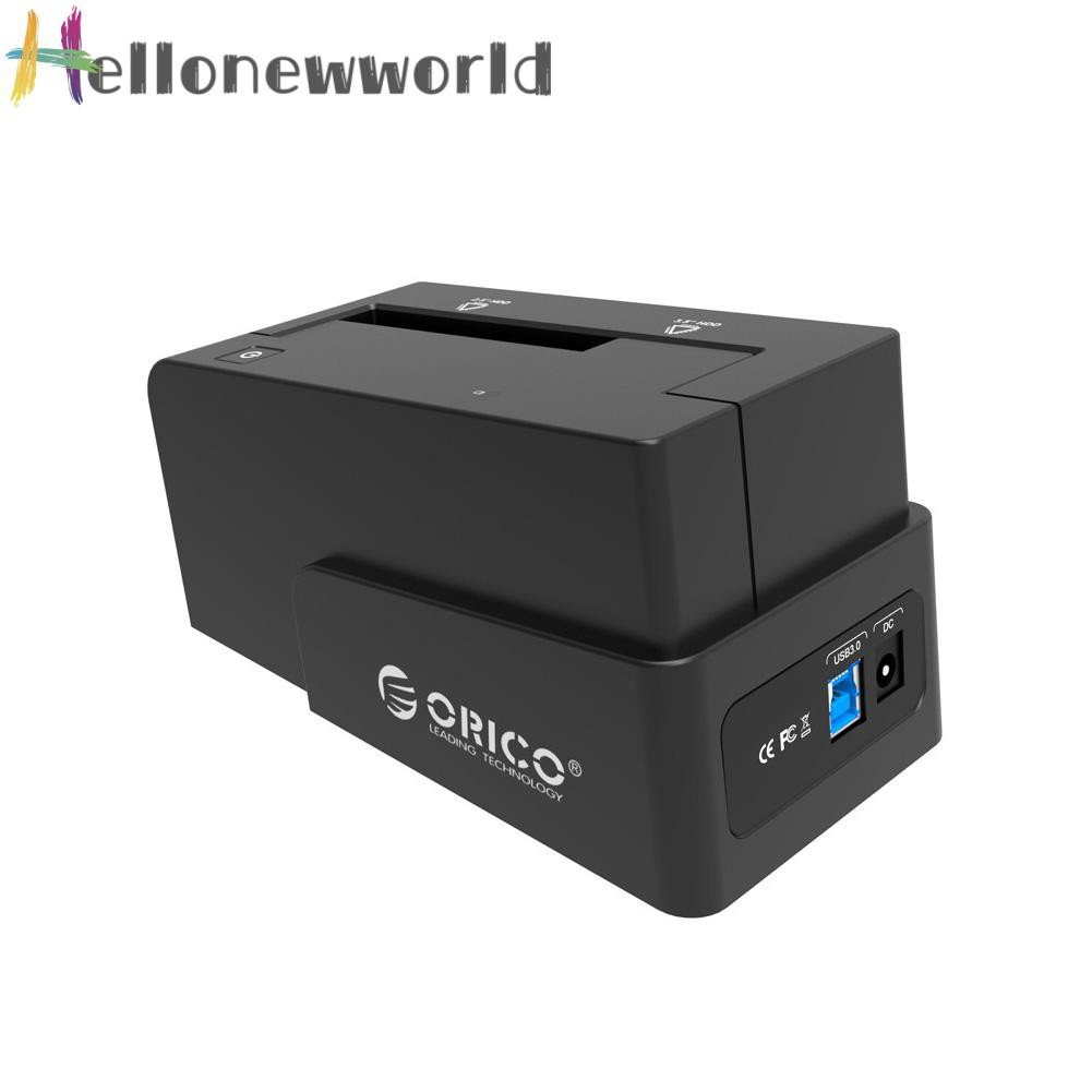 Hellonewworld ORICO 6118US3 2.5 3.5 inch Hard Drive Docking Station USB 3.0 SATA HDD Dock