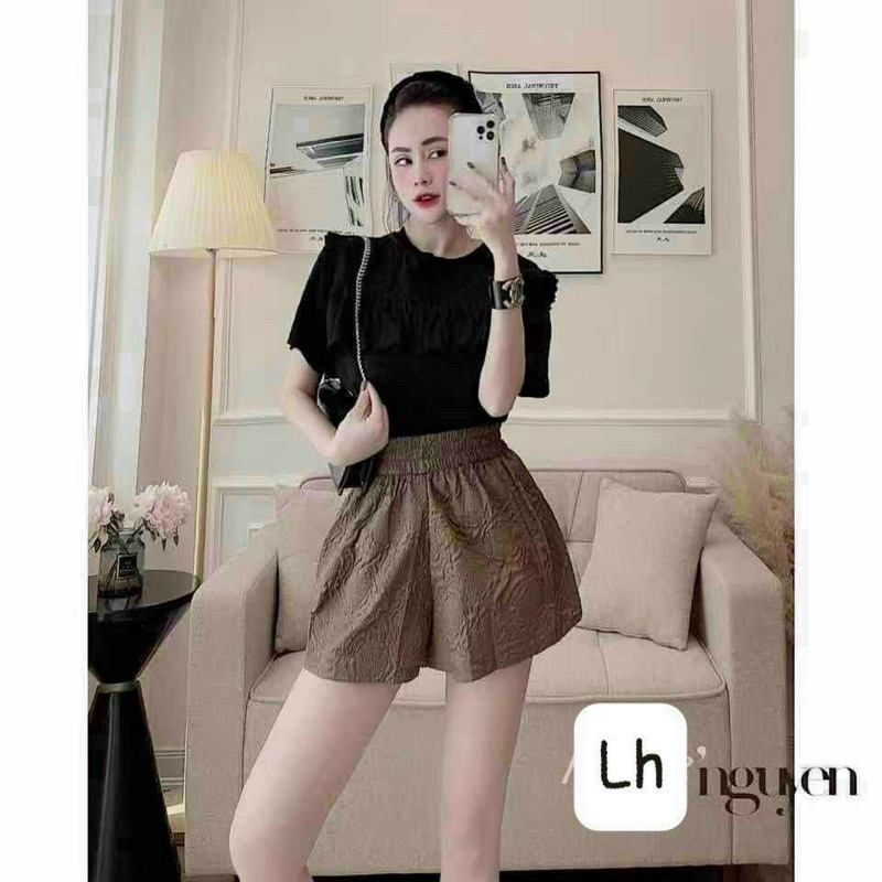 Quần Short Nữ Lưng Thun Chất Siêu Nhẹ Thời Trang 4 Màu