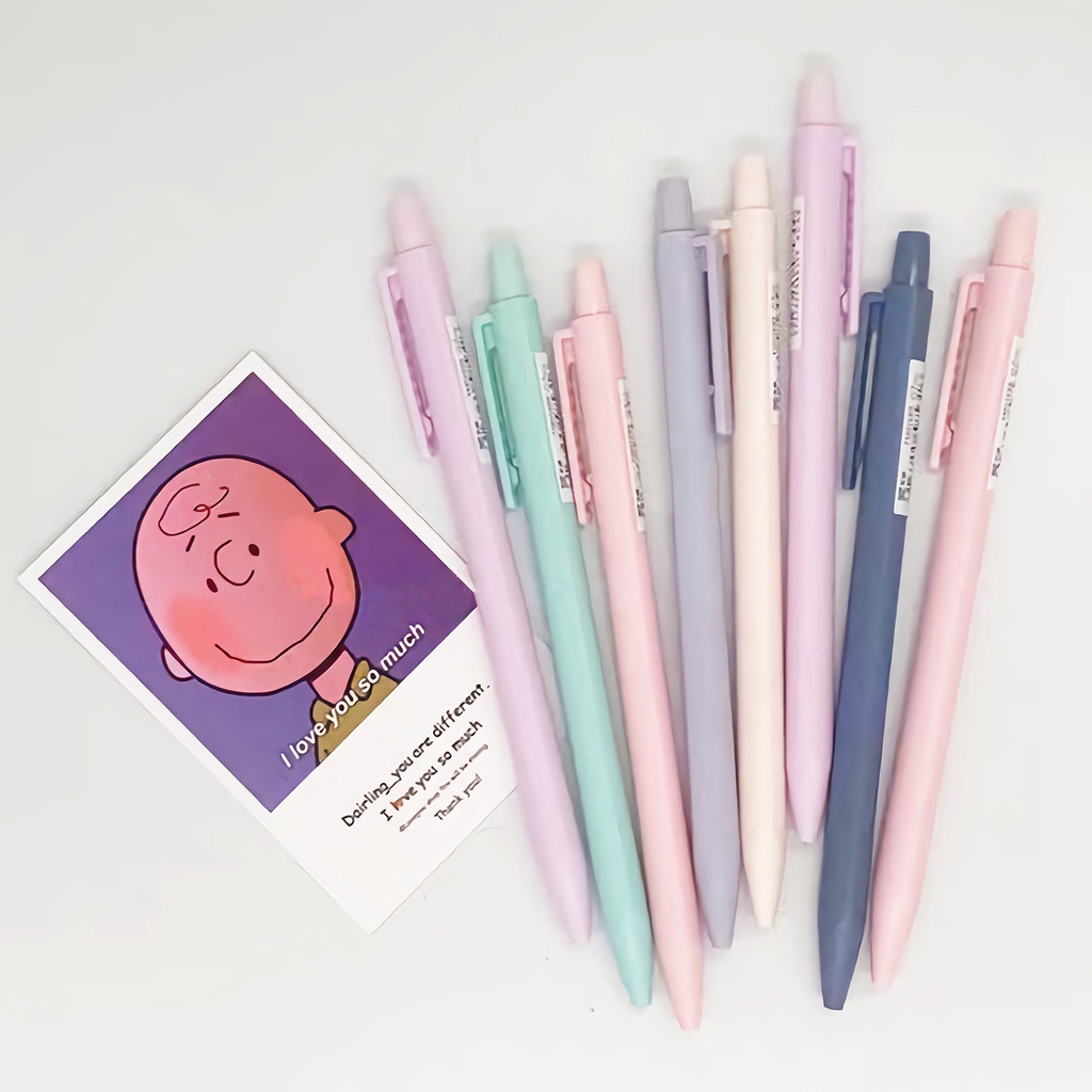 INS Pure Color 0.5 / 0.7mm Bút chì cơ Morandi Color Bút chì tự động Kiểu dáng đơn giản Văn phòng phẩm