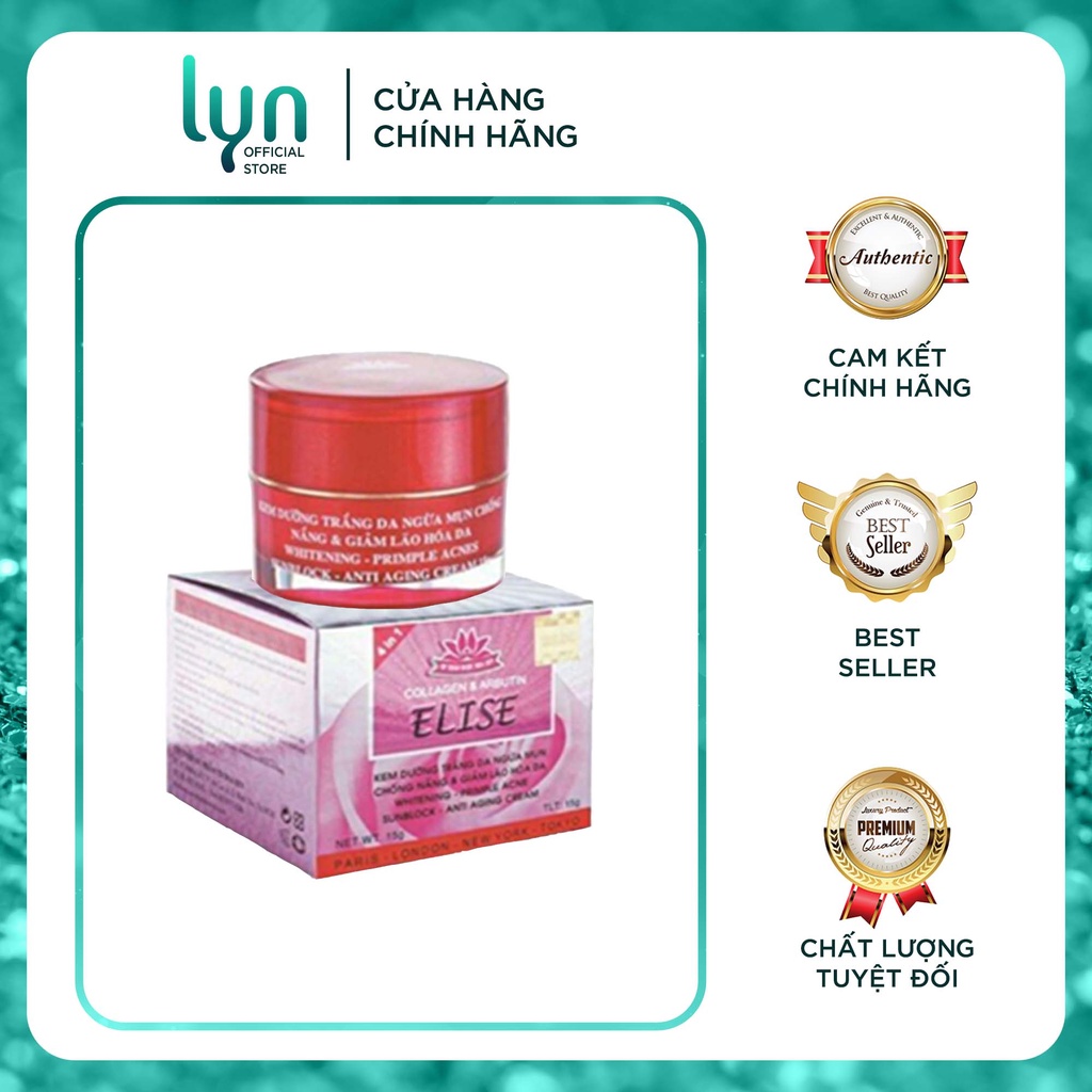 kem elise dưỡng trắng và cải thiện da 15g