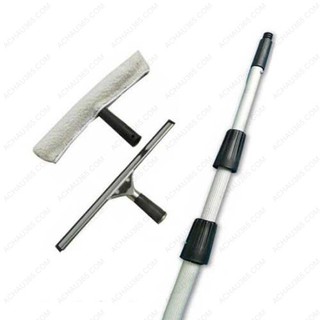 Combo bộ dụng cụ lau kính cây nối dài 4.5m