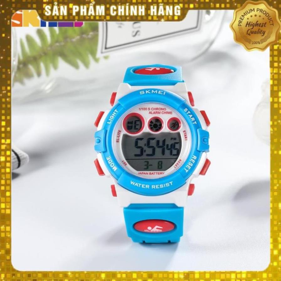 [HÀNG CHÍNH HÃNG]  Đồng Hồ Trẻ Em Thể Thao điện tử dây cao su Skmei 1451