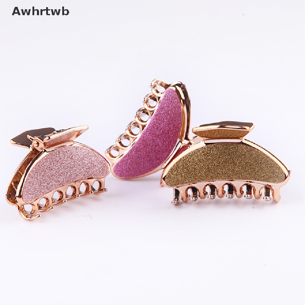 Kẹp Tóc Càng Cua Màu Nhám Chống Trượt Cho Nữ