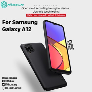 ỐP LƯNG SAMSUNG GALAXY A12 NILLKIN NHỰA CỨNG CHÍNH HÃNG