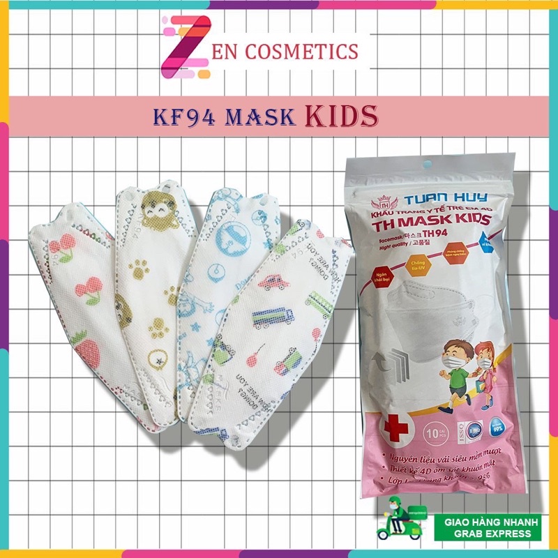 Khẩu Trang Trẻ em Mask Kids, Khẩu Trang Cho Bé Kháng Khuẩn, Ngăn Bụi Mịn