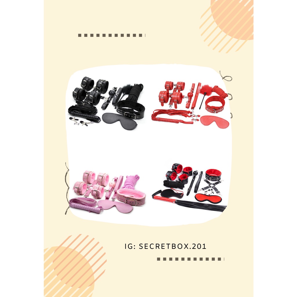 Phụ Kiện Cosplay 50 Sắc Thái Set 10 Món