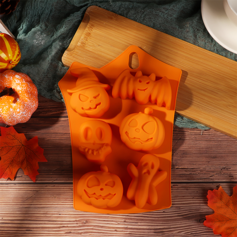 Khuôn Silicone Làm Bánh / Sô Cô La Hình Halloween