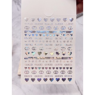 sticker 3d thương hiệu màu ab dán móng tay nail