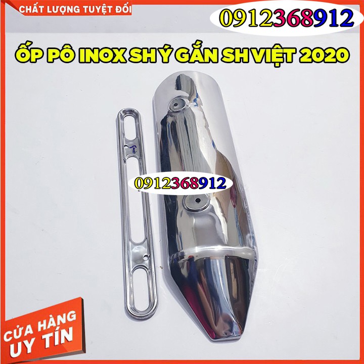 ỐP PÔ INOX SH Ý GẮN SH 2020-2021