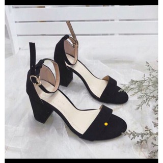 Giày Cao Gót Đế Vuông Dưới 7cm (5cm và 5cm) - D130