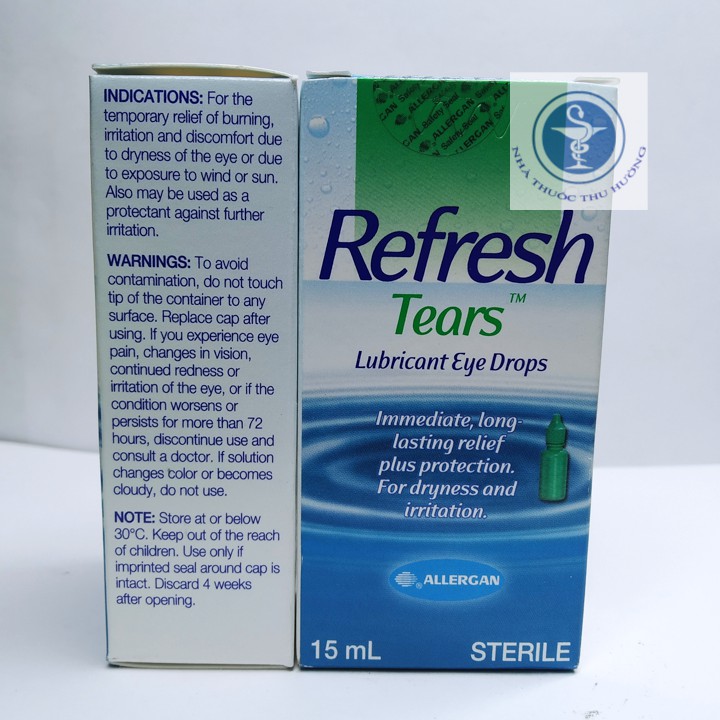 Nước mắt nhân tạo Refresh Tears - Hộp 15ml | Thế Giới Skin Care
