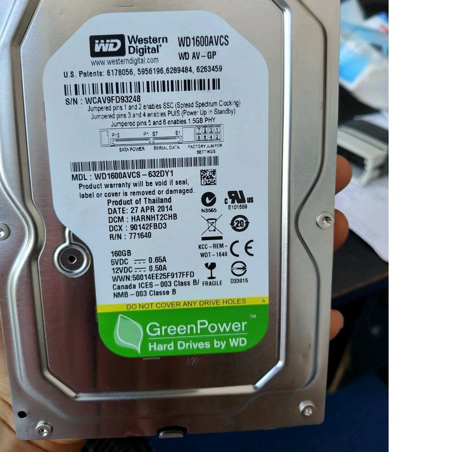 Ổ Cứng Ngoài 160gb Wd Sata Pc | BigBuy360 - bigbuy360.vn