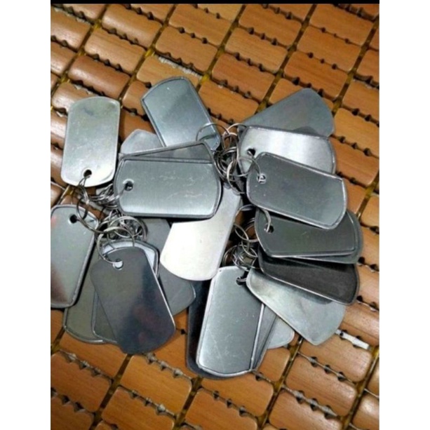 Móc khóa thẻ bài cạo gió inox tiện lợi - Đại Sỉ