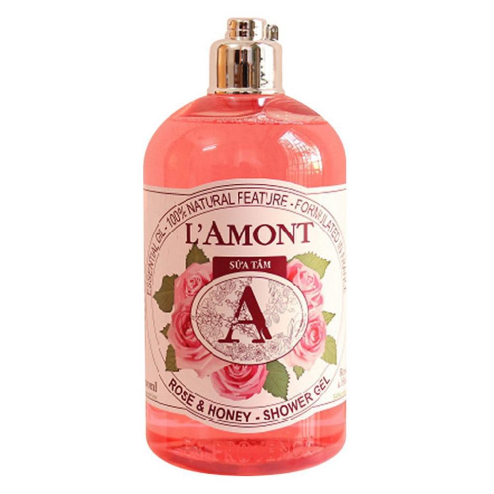 Sữa Tắm L'amont En Provence Cherry Blossom Shower Gel Hương Hoa Anh Đào + Hoa Hồng (500ml / Chai)